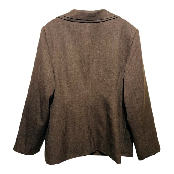 Vintage Giorgio St. Angelo Single Button Blazer Sz 14W - Picture 2 of 4